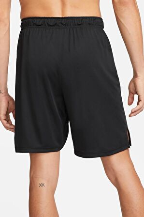 Nike Dri Fit 20,5 cm Örgü Erkek Antrenman Şortu Siyah