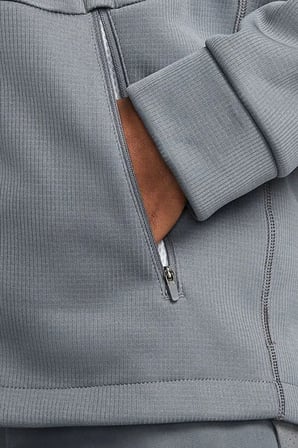 Nike Pro Terma Fit Sphere Full Zip Men's Hoodie Erkek Kapüşonlu Terma Fit Sweatshirt Gri