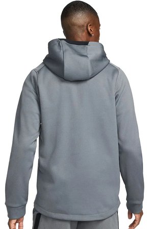 Nike Pro Terma Fit Sphere Full Zip Men's Hoodie Erkek Kapüşonlu Terma Fit Sweatshirt Gri