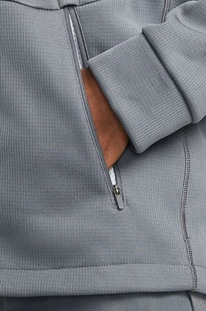 Nike Pro Terma Fit Sphere Full Zip Men's Hoodie Erkek Kapüşonlu Terma Fit Sweatshirt Gri