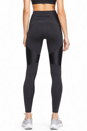 Nike Dri Fit Run Division Epic Luxe Reflective Womens Tight 7/8 Reflektörlü Toparlayıcı Kadın Koşu Taytı Siyah