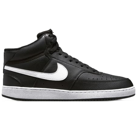 Nike Court Vision Mid Sneaker Bilekli Günlük Siyah Spor Ayakkabı 