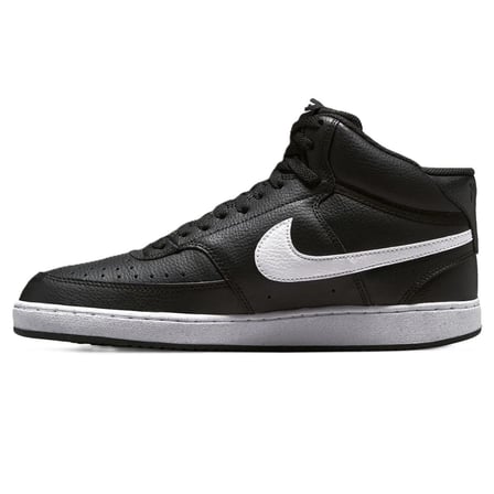 Nike Court Vision Mid Sneaker Bilekli Günlük Siyah Spor Ayakkabı 