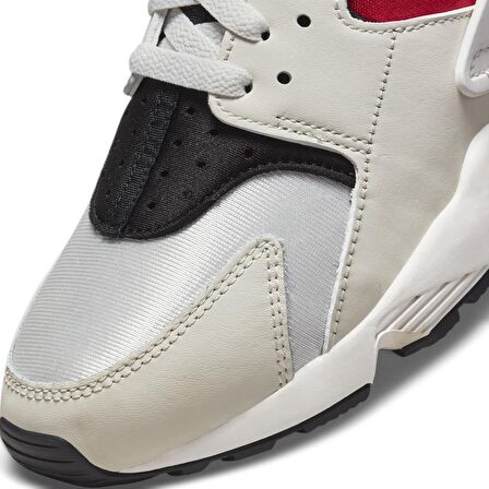 Nike Air Huarache Sneaker Unisex Gerçek Deri Tekstil Beyaz Spor Ayakkabı 