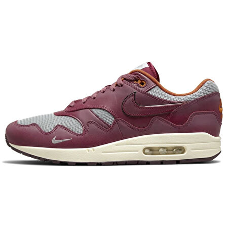 Nike Air Max 1 / Patta Leather Sneaker Hakiki Deri Erkek Günlük Spor Ayakkabı Bordo
