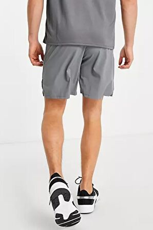 Nike Pro Dri Fit Flex Vent 8 inch Training Shorts Gray Antrenman Şortu Gri