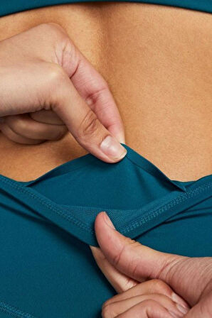 Nike One Luxe Leggings Tigh Fit Lazer Kesim Soft Yumuşak Toparlayıcı Tayt Petrol Mavisi