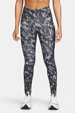 Nike Fast Dri Fit Running Leggins 3 Cepli Toparlayıcı Siyah Tayt