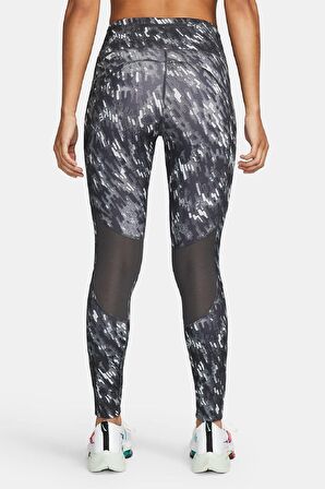 Nike Fast Dri Fit Running Leggins 3 Cepli Toparlayıcı Siyah Tayt