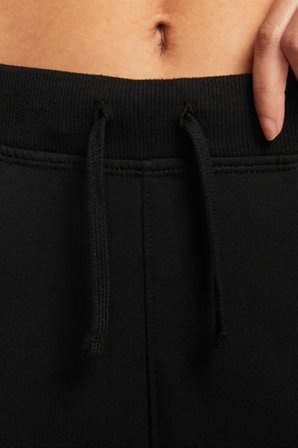 Nike Yoga Luxe 7/8 Fleece Soft Pants Purple Esnek Yumuşak Kadın Eşofman Altı Siyah