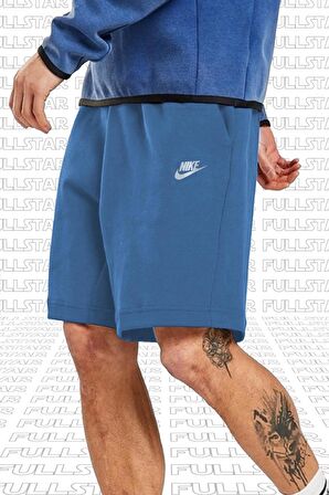 Nike Sportswear Tech Fleece Mens Shorts Mavi Erkek Şort