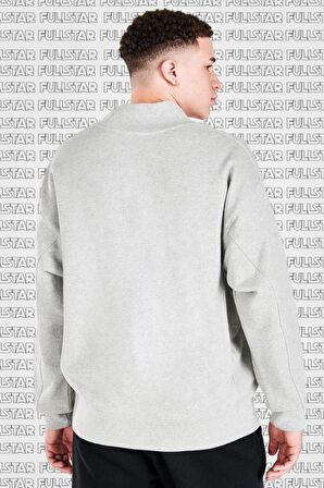 Nike Sportswear Overshirt Mens Oversized Fite Bol Kesim Gri Sweatshirt