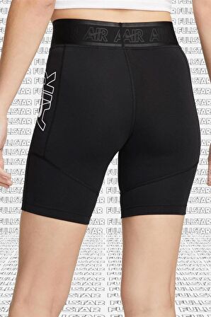 Nike Air Legging Shorts in Black Pamuk Polyester Bike Siyah Tayt Şort