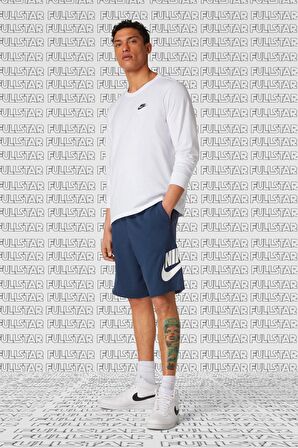 Nike Sportswear Club Futura French Terry Alumni Short Erkek Şort Lacivert