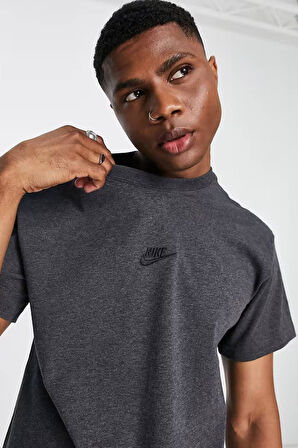 Nike Premium Essentials Loose Fit t-shirt Erkek Bol Kesim Tişört Antrasit