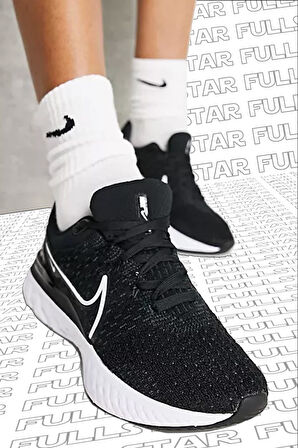 Nike React infinity Run Flyknit 3 Running Shoes Black Yürüyüş Koşu Ayakkabısı