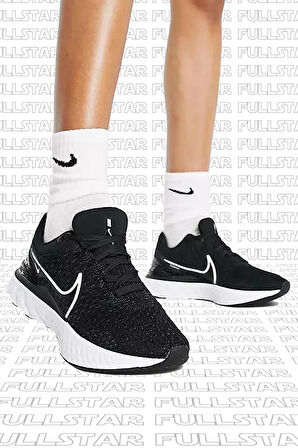 Nike React infinity Run Flyknit 3 Running Shoes Black Yürüyüş Koşu Ayakkabısı