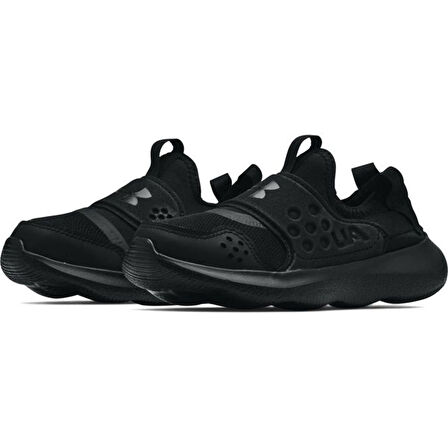Under Armour BGS RunPlay Boy's Sneaker Çocuk Günlük Spor Ayakkabı Snekaer Siyah