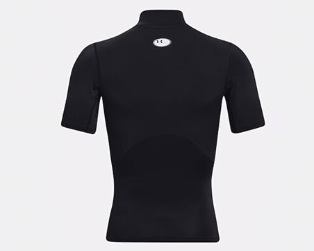 Under Armour UA HG ARMOUR COMP MOCK SS Erkek Antrenman Tişörtü 1372586-001 Siyah
