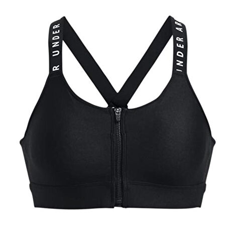 Infinity High Bra Zip Kadın Siyah Antrenman Sporcu Sütyeni 1373860-001