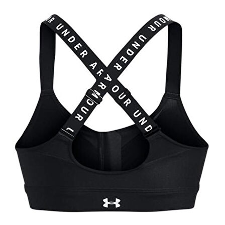 Infinity High Bra Zip Kadın Siyah Antrenman Sporcu Sütyeni 1373860-001