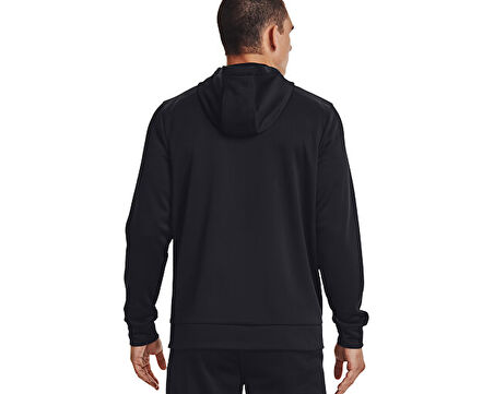 Under Armour Ua Armour Fleece Fz Hoodie Erkek Günlük Ceket 1373357-001 Siyah