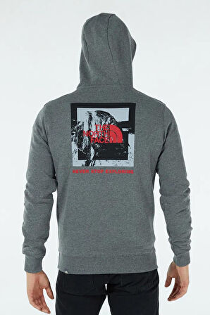 The North Face Men's New Climb Hoodie Kapüşonlu Erkek Sweatshirt Gri