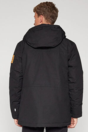 Timberland  DryVent™ Scar Ridge Waterproof Parka Erkek Su Geçirmez Kapüşonlu Parka Siyah