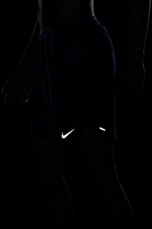 Nike Stride 7inch Run Shorts 2 in 1 Taytlı Fermuar Cepli Koşu Şortu Sax Mavi