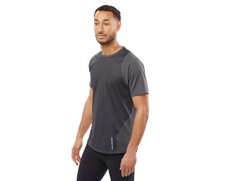 Salomon SENSE AERO Erkek Koşu Tişörtü LC1872500 Siyah