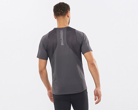 Salomon SENSE AERO Erkek Koşu Tişörtü LC1872500 Siyah