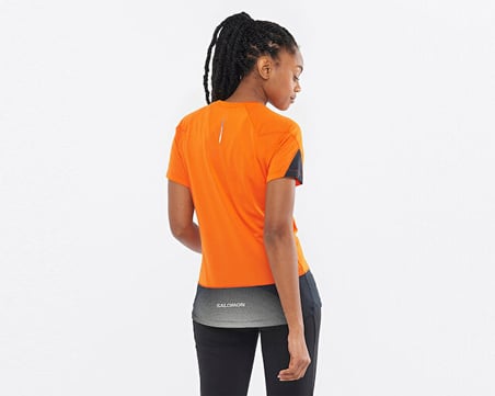 Salomon CROSS RUN Kadın Koşu Tişörtü LC1889500 Turuncu