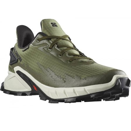 Salomon Alphacross 4 Goretex Mens Sneaker Yağmur Geçirmez Nefes Alabilen Outdoor Yürüyüş Ayakkabısı Yeşil