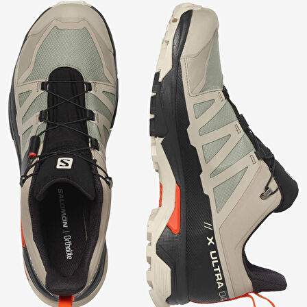 Salomon Ultra 4 Goretex Vintage Outdoor Shoes Su Geçirmez Nefes Alan Outdoor Ayakkabı Bej