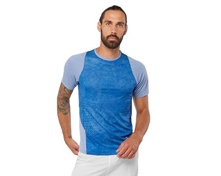 Salomon SENSE AERO SS TEE Erkek Koşu Tişörtü LC2041500 Mavi