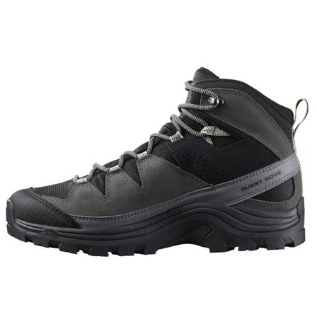 Salomon Quest Rove Goretex Womens Boot Su Geçirmez Nefes Alabilen Hakiki Deri Bilekli Kadın Bot Siyah 