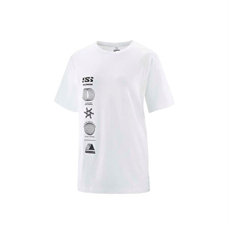 Salomon Logo Combo Ss W Kadın T-Shirt LC2233000 Beyaz