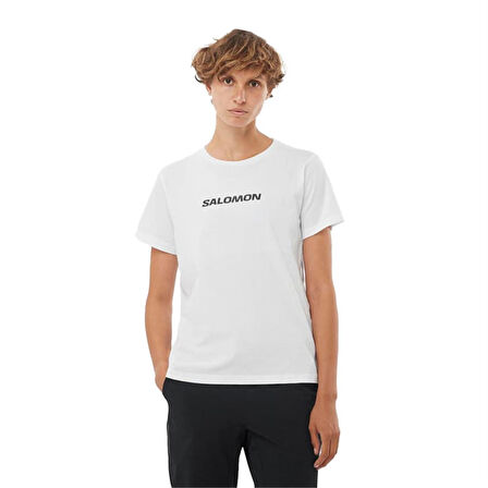 Salomon Logo Ss Tee W Kadın T-Shirt LC2217600 Beyaz