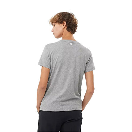 Salomon Logo Ss Tee W Kadın T-Shirt LC2217500 Gri