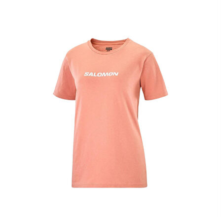 Salomon Logo Ss Tee W Kadın T-Shirt LC2217800 Pembe
