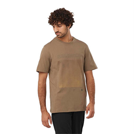 Salomon Graphıc Ss M Erkek T-Shirt LC2247100 Kahverengi