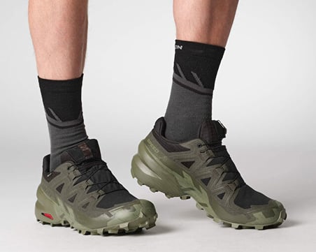 Salomon SPEEDCROSS 6 GTX Erkek Outdoor Koşu Ayakkabısı L47584100 Siyah