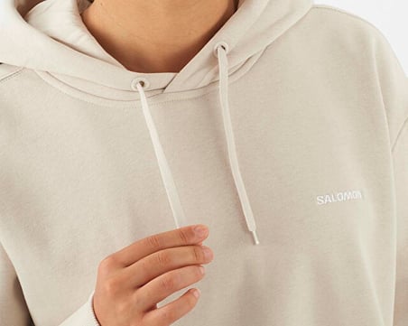 Salomon CHEST LOGO Kadın Günlük Sweatshirt LC2522900 Krem