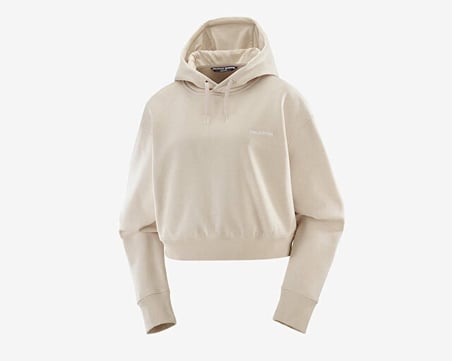 Salomon CHEST LOGO Kadın Günlük Sweatshirt LC2522900 Krem