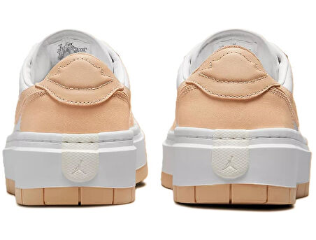 Nike Air Jordan 1 Elevate Leather Unisex Sneaker Hakiki Deri Günlük Spor Ayakkabı Beyaz Sütlü Kahve