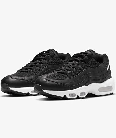 Nike Air Max 95 Sneaker Black Shoes Kadın Yürüyüş Ayakkabısı Siyah 