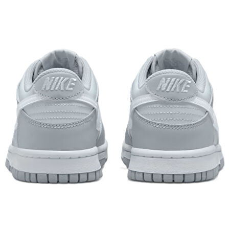 Nike Dunk Low Leather Unisex Sneaker Hakiki Deri Günlük Spor Ayakkabı Gri