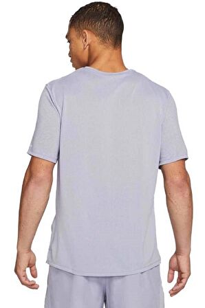 Nike Running Dri-Fit Run Division Reflect Reflektörlü Mor Tişört