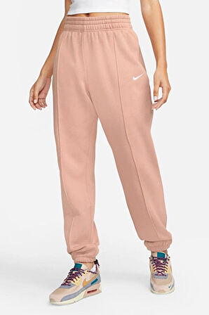 Nike Sportswear Loose Fit Pant Bol ve Uzun Kesim Somon Eşofman Altı
