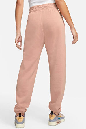 Nike Sportswear Loose Fit Pant Bol ve Uzun Kesim Somon Eşofman Altı